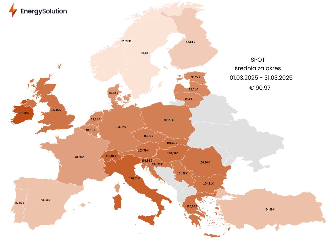 mapa SPOT marzec